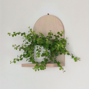 Wanuocraft Design moderne <span class=keywords><strong>porte</strong></span>-<span class=keywords><strong>plante</strong></span> mural en bois Pot de fleur étagère pour cuisine chambre salon porche balcon décor - Product Image 6