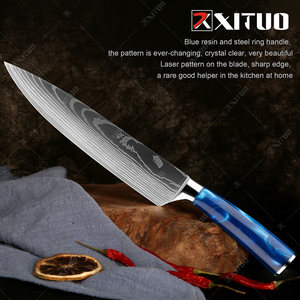 XITUO Chef <strong>Knife</strong> Stainless Steel Cutlery <strong>Kitchen</strong> <strong>Knives</strong> High Carbon Razor <strong>Sharp</strong> Blade Durable Cooking Tool Gift Wholesale - Product Image 2