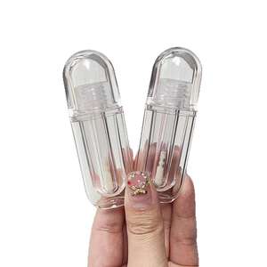 HY 2 мл, оптовая продажа, пустая цветная трубка для губ, уникальная прозрачная плоская цветная трубка для губ, прозрачная цветная трубка для губ - Product Image 4