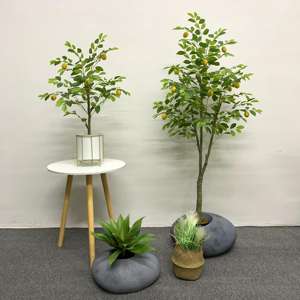 <span class=keywords><strong>Limonero</strong></span> artificial <span class=keywords><strong>gigante</strong></span> de 180cm-Planta frutal artificial Premium para sala de estar interior Grand Decor - Product Image 5