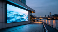 Mur vidéo LED extérieur P4 pour la publicité, panneau d'affichage numérique, centre commercial, station-service, écran résistant aux intempéries, haute luminosité