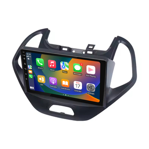 Autoradio Android 2 Din con Schermo QLED da 9 Pollici, Navigatore GPS per Ford <span class=keywords><strong>Figo</strong></span> 2015-2018 con Cornice Adattabile - Product Image 2