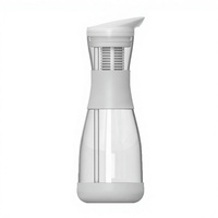 Alkalische waterfilterkan met waterstofglas, voor thuis, keuken, restaurant, met actieve koolstofvezel, verwijdert chloor en lood.