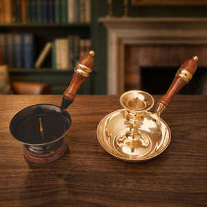 Wholesale High Quality Eco-friendly Durable Handmade Aluminium Wood <b>Candle</b> Stand Fashionable Wooden Handle Home Decoration - Product Image 3