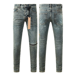Ksubiy Ripped <b>Stretch</b> Denim Jeans <b>Men</b> Hip Hop Streetwear Distressed Slim Fit - Product Image 2