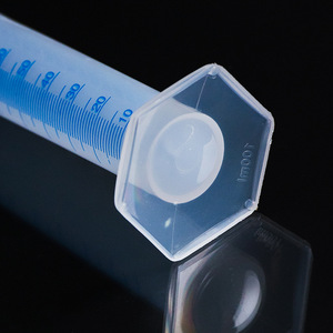 Cilindro de medición O'Kayme de 25 ml, cilindro de laboratorio graduado de plástico con base hexagonal para medición química - Product Image 2