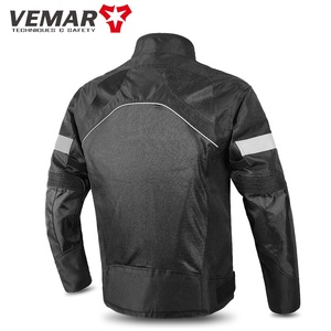Giacca da Moto Estiva Vemar da Uomo, Giubbotto Motocross, Giacca da Motociclista Protettiva, Cappotto da Corsa Riflettente in Oxford - Product Image 6