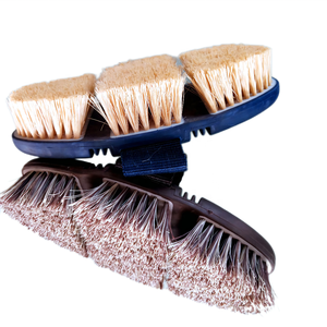 Venta al por mayor de fábrica, cepillo de fibra de Sisal de cerdas naturales, gran oferta, cepillo de fregado de caballos Flexible para cuidado intensivo de caballos - Product Image 4