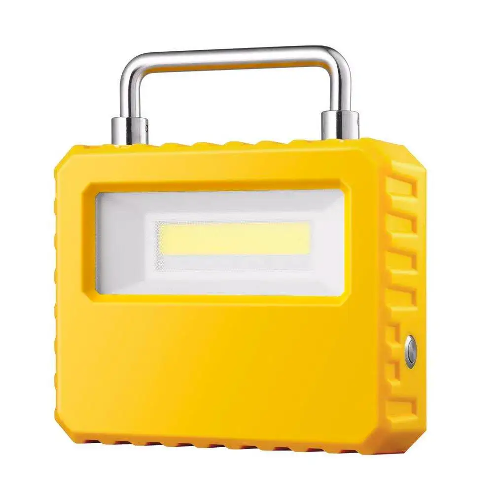 Luz DE TRABAJO Led recargable solar portátil Luz DE EMERGENCIA solar de Trabajo Portátil Lámpara DE TRABAJO LED COB