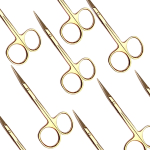 Top Quality Cuticle <b>Scissors</b> <b>Nail</b> <b>Scissors</b> Manicure Customized <b>Scissor</b> Good Quality 3.5 Inches Gold Finish Small <b>Scissor</b> - Product Image 3