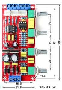 Taidacent – panneau de tonalité NE5532, aigus, basse Alto, contrô<span class=keywords><strong>le</strong></span> du Volume, Kit de préampli DIY, Kit d'amplificateur DIY, Kits Audio électroniques - Product Image 5