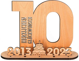 Regalo de <span class=keywords><strong>cumpleaños</strong></span> personalizado, libro de invitados, letrero decorativo de madera, número Original 2023, letrero de madera, libro de invitados - Product Image 2