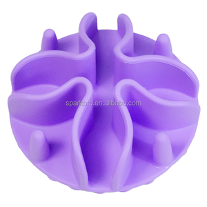 Custom Round Silicone Slow Feeder Bowl Solid Pattern Feeding <b>Mat</b> for <b>Cats</b> and Dogs - Product Image 3