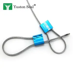 YTCS006 disposable adjustable aluminium alloy security cable seal for shipping cargo