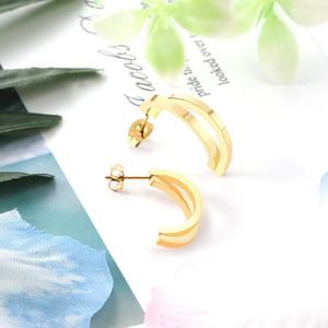 Vente en gros de boucles d'oreilles en acier inoxydable 316L pour filles et femmes - Product Image 6