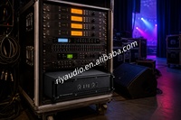 CA+38 2-Channel 2800W Class H Power Amplifier 3U with 2 Transformers Metal Shell for DJ Stage Professional Mixer Amplifier