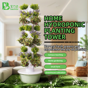 Luces LED para <span class=keywords><strong>Cultivo</strong></span>, Sistema de Agricultura <span class=keywords><strong>Vertical</strong></span> Hidropónica, Torre de 30L y 7 Niveles para <span class=keywords><strong>Cultivo</strong></span> de Vegetales con Bomba - Product Image 6