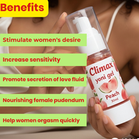 Gel d'orgasme comestible OEM/ODM pour femmes, gel stimulant sexuel pour l'éveil sensoriel et l'excitation rapide, soutien multi-orgasme