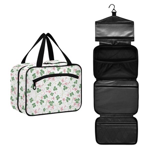 Custom Logo Large Capacity Zipper Fashionable Hanging Travel <b>Toiletry</b> Bag Women Cosmetic Wash <b>Storage</b> Travel Bag - Product Image 2