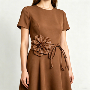Ceinture fine en cuir PU HZO-26030, accessoires d'automne et d'hiver, ceinture <span class=keywords><strong>ronde</strong></span> en cuir <span class=keywords><strong>pour</strong></span> femmes, décoration de robe - Product Image 1