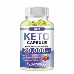 Kapsul Pembakar Lemak Keto Meningkatkan Metabolisme Pendukung Berat Badan OEM Produsen Kustom Ketosis Energi Softgel Label Pribadi - Product Image 1