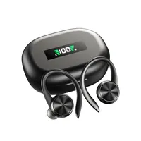 ספורט Bluetooth R200 אלחוטי אוזניות עם מיקרופון עמיד למים ווי אוזן Bluetooth אוזניות HiFi סטריאו מוסיקה אוזניות עבור טלפון