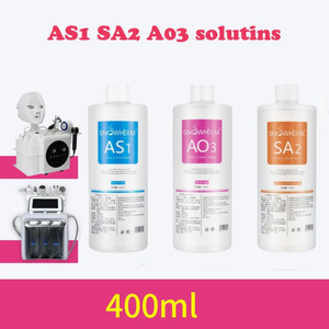 Suero Facial de Hidrodermoabrasión de 400 ml, Esencia Líquida de Limpieza Profunda AS1 SA2 <span class=keywords><strong>AO3</strong></span>, Solución de Peeling Acuático, <span class=keywords><strong>Precio</strong></span> Bajo, Stock de Fábrica - Product Image 1