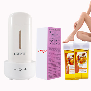 Calentador de Cera Nailprof, Kit de Depilación con Cera para el Hogar, Calentador Eléctrico de Cera para Todo el Cuerpo, Rostro, Área del Bikini, Piernas - Product Image 1