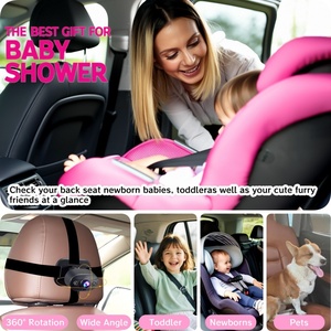 Nouvelle vision nocturne HD IR sur le siège arrière de la voiture Moniteur de sécurité pour bébé enfant Caméra bébé 7 pouces - Product Image 4