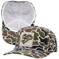 Gorras deportivas snapback de 5 paneles con logo de parche de PVC personalizado para hombre, gorras de golf camufladas personalizadas al por mayor para verano