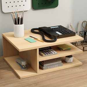 Mini organizador de escritorio, estante de almacenamiento rectangular de 3 niveles para organización de escritorio de oficina - Product Image 4