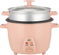 Modèles les plus vendus au Myanmar : Cuiseur à riz à tambour 1,8 L/700 W avec système de cuisson et de maintien au chaud, couvercle en acier inoxydable