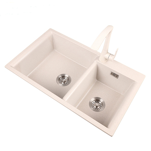 Évier de cuisine en pierre de Quartz fait à la main, de haute qualité, de différentes tailles - Product Image 2