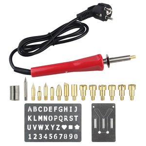 Kit de <span class=keywords><strong>pyrogravure</strong></span> du <span class=keywords><strong>bois</strong></span> pour débutant, outil de bricolage, 14 pointes, outils d'art, stylo à brûler le <span class=keywords><strong>bois</strong></span>, kit de soudure, pour débutants, DIY - Product Image 2