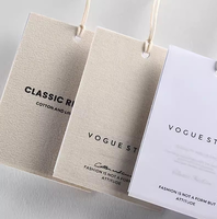 Impression de nom de marque de luxe personnalisée en gros papier texturé durable pour chaussures et vêtements