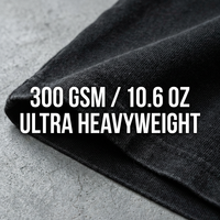 Camiseta de algodón grueso de 300 g/m² para hombre, 10.6 oz, con logotipo personalizado, de lujo, estilo urbano.