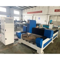 Machine de gravure sur pierre CNC pour marbre et granit, longueur maximale 1500 mm, haute efficacité, routeur de gravure sur pierre 380V avec pompe à roulement