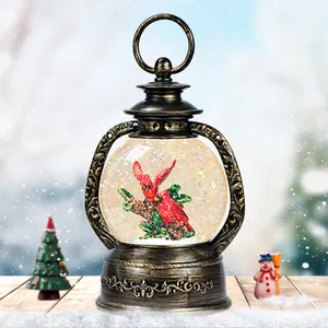 Vintage Ornaments Snow Globes Wholesale Christmas Snowman Lantern