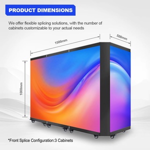 Schermo <span class=keywords><strong>LED</strong></span> P2.6.04 a Colori Pieghevole per DJ Booth TV Night Bar Festival di Musica Elettronica Display <span class=keywords><strong>LED</strong></span> per Tavolo DJ - Product Image 3