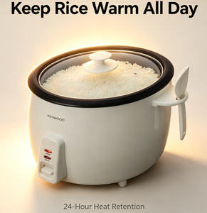 Olla Arrocera Automática <span class=keywords><strong>Kenwood</strong></span> con Recipiente Interior Antiadherente, Operación con un Solo Toque y Función para Mantener el Arroz Caliente para un Arroz Esponjoso Perfecto - Product Image 1