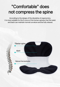 Gối tựa lưng Ergonomic cho ghế Chiavari, đệm ghế văn phòng, đệm tựa lưng Ergonomic, ghế ngồi sàn có tựa lưng - Product Image 5