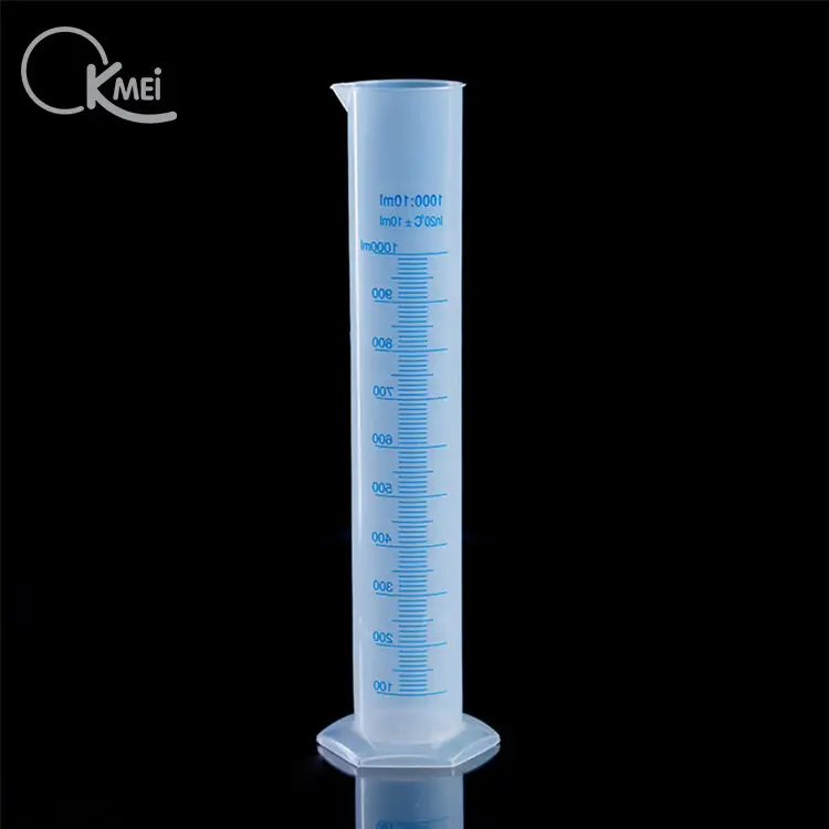 100ml 500ml 1000ml High Quality plastic measuring cylinder For Lab Supplies