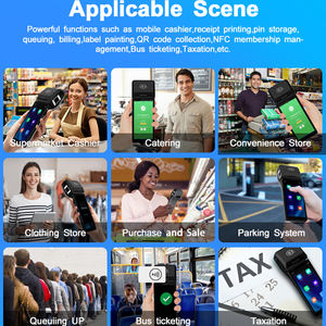 Android 11 smart NFC <span class=keywords><strong>card</strong></span> reader Ресторан Китай pos машина для оплаты карты Z500 - Product Image 5