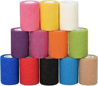 Bande de contention sportive élastique auto-adhésive non tissée 10 cm respirante légère unisexe pour football et fitness