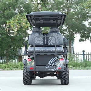 Voiturette de golf 6 places édition camouflage tout-terrain pour le transport de VIP et les excursions panoramiques - Product Image 2
