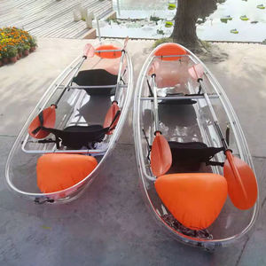 Nuevo diseño de cristal doble Kayak transparente <span class=keywords><strong>canoa</strong></span> barco 2 personas Kayaks transparentes para <span class=keywords><strong>alquiler</strong></span> de Kayak de playa - Product Image 5
