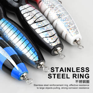 120g vague escalade flottant en bois leurre poisson appât pêche en mer GT thon bar requin haute mer pêche à la traîne cible espèces poisson-chat <span class=keywords><strong>POPPER</strong></span> - Product Image 3