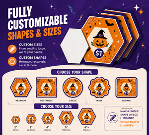 Tarjetas de Juego con Forma de Polígono para Halloween y Navidad, Aceptables para OEM, Tarjetas con Pestañas para Raspar, Boletos para Abrir - Product Image 6