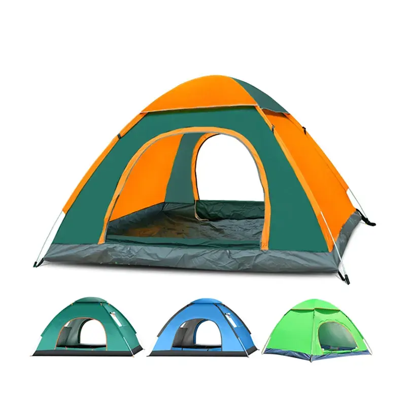 Alta qualità ultraleggera 1 2 3 4 persone portatile all'aperto spiaggia installazione rapida pop-up tenda da campeggio all'aperto