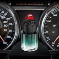 Diffuseur d'arômes de parfum en verre de voiture de grande capacité avec logo personnalisé OEM 160ml Star Top Light Désodorisant de luxe